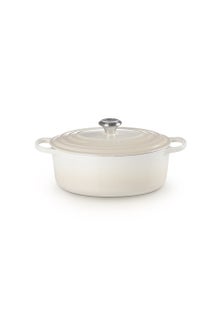 Le Creuset - Signature Oval Casserole 27 Meringue