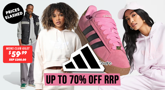 Shop the adidas Originals & more prices slashed up to 70% Off RRP sale