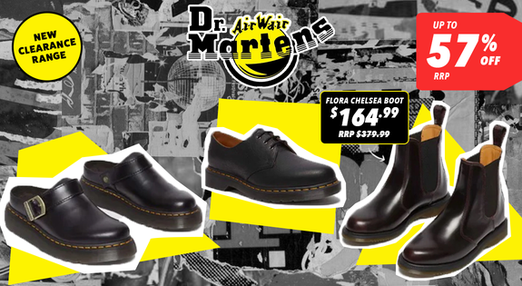 Shop the Dr. Martens New Clearance Range – Up to 57% Off RRP sale
