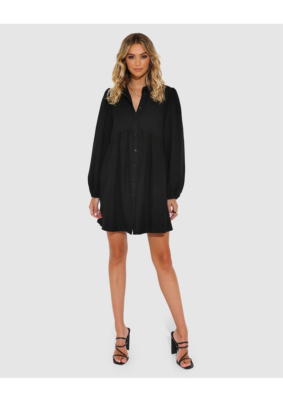 Madison The Label - Rosetta Dress - Black - Onceit