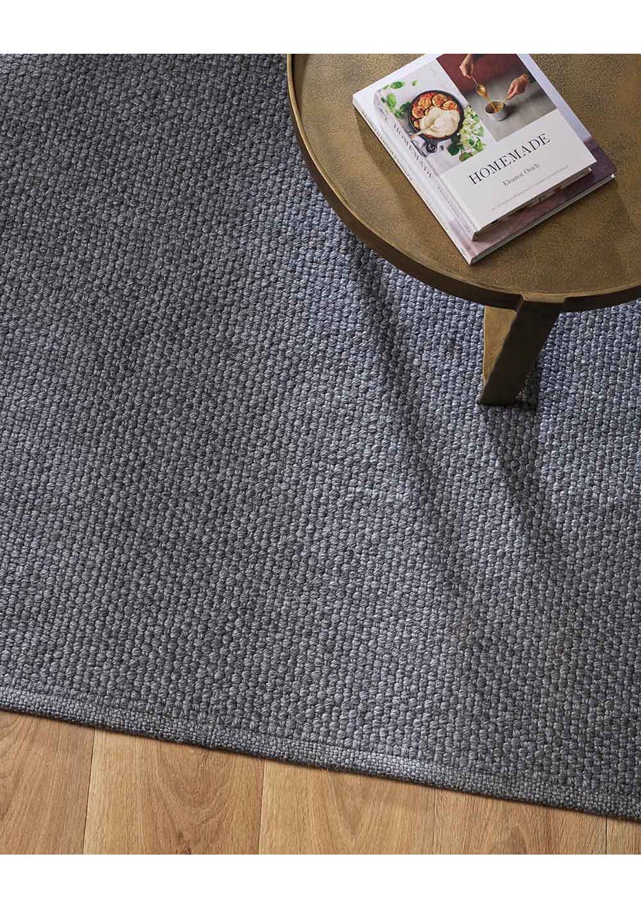 Baya-Burleigh Charcoal 250x350cm Floor Rug - Onceit