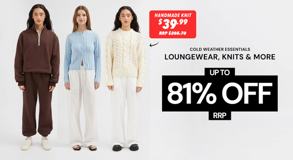 Shop the Cold Weather Essentials – Up to 81% Off Loungewear, Knits & More sale