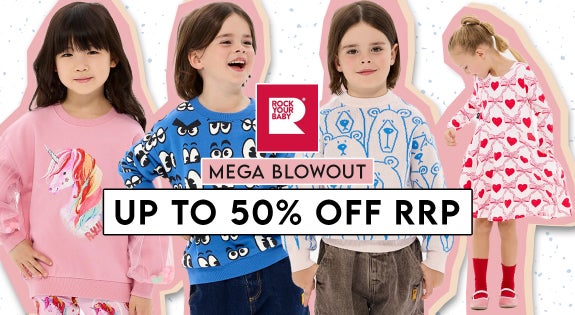 Shop the Rock Your Baby Mega Blowout! Up to 50% off RRP! sale