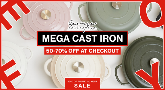 Shop the MEGA CAST IRON EOFY! sale