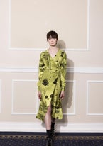 slim fit dress slacks Higher Love Formal Dress Peacock - US 4 main image 0