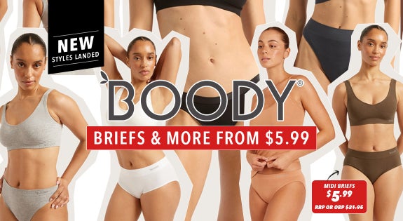 Shop the New Styles Just Landed! Boody Briefs & More From $5.99 sale