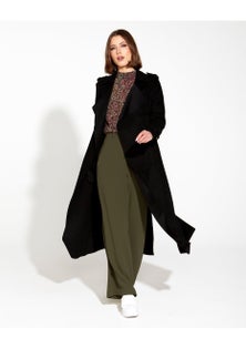 Fate - Bombshell Suede Trenchcoat - Black