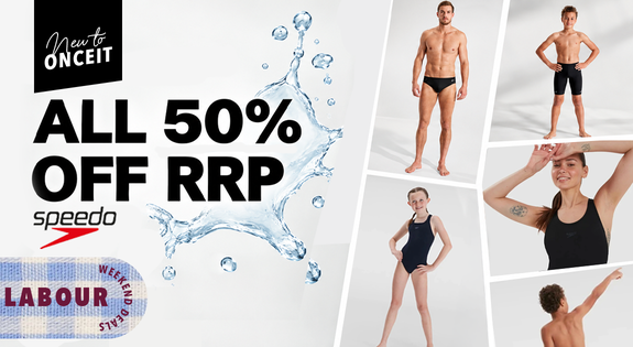 Shop the New to Onceit! Speedo all 50% Off RRP sale