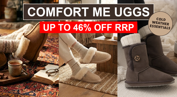Shop the Cold Weather Essentials – Comfort Me UGGs Up to 46% Off RRP sale