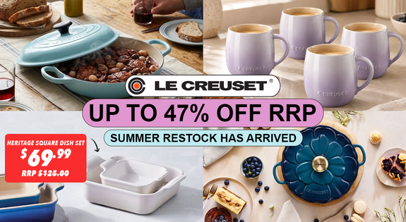 Shop the Le Creuset Summer Restock Has Arrived!! Up To 47% Off RRP sale