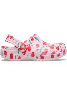 Crocs - Kids Classic Fresh Fruits Clog - Pink Milk