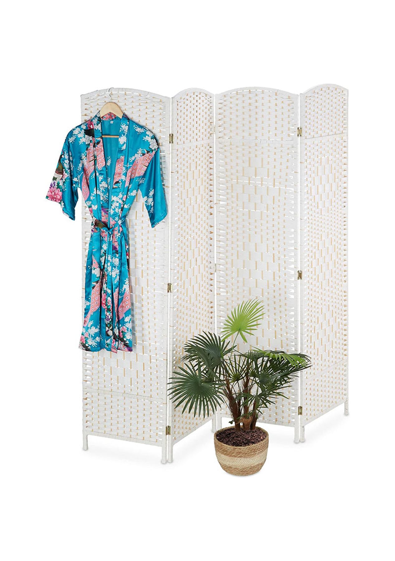 4 Panels Room Divider Folding Screen - Onceit