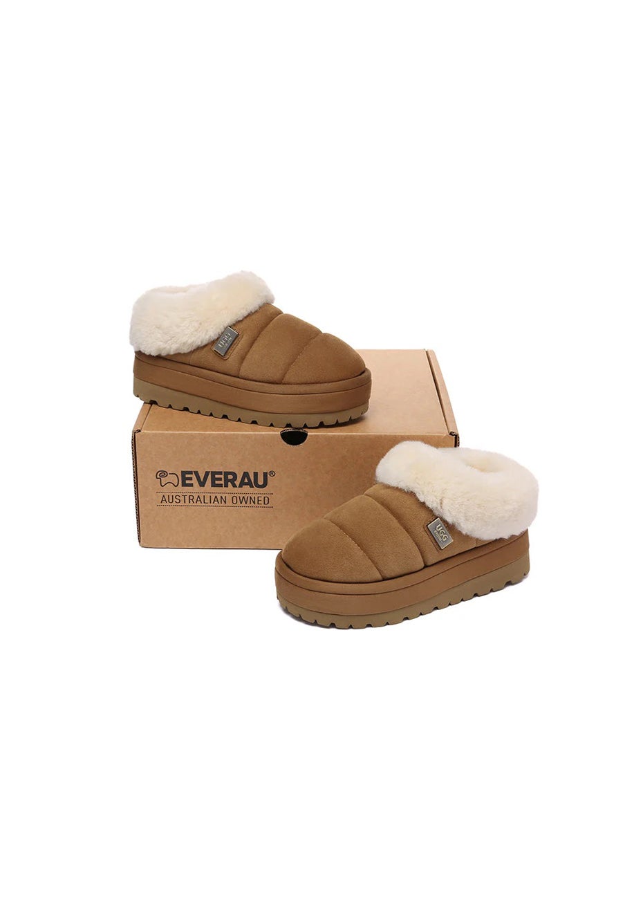 UGG EVERAU - Ulrika Platform - Chestnut - Onceit