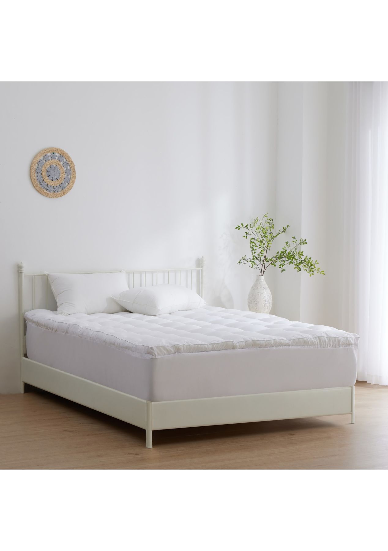 Sleepcare 1200gsm Microfibre Mattress Topper - Long Single Bed - Onceit
