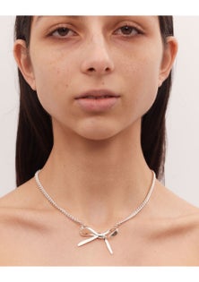 Meadowlark - Bow Necklace Large Sterling Silver