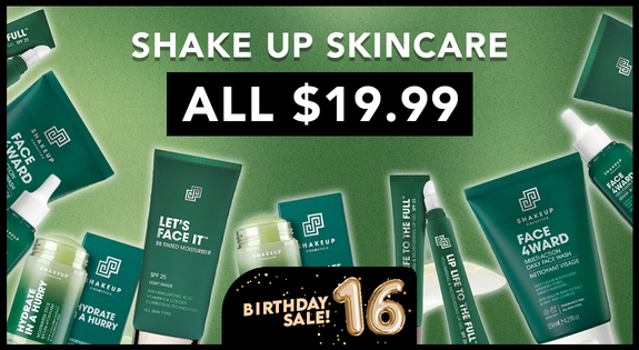 Shop the Shake Up Skincare - All $19.99 sale