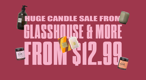 Shop the Huge Candle Sale From Glasshouse & More - From $12.99 sale