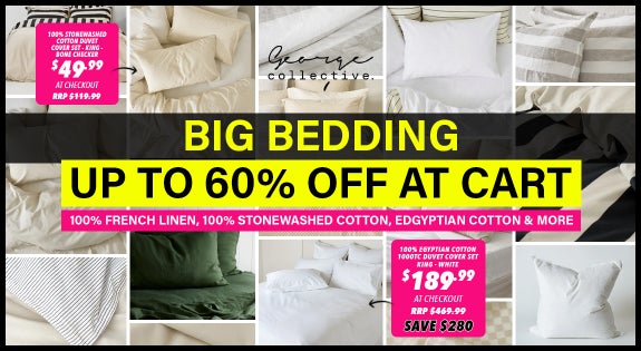 Shop the BIG BEDDING  - UP TO 60% OFF 100% French Linen & Stonewash at Checkout! sale