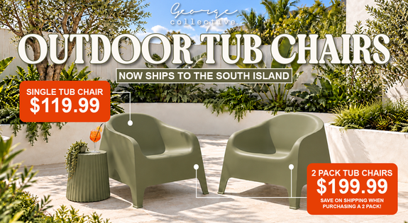 Shop the TUB CHAIRS IN TIME FOR SUMMER! 2 for $199 - NOW AVALIBLE IN SOUTH ISLAND - SAVE UP TO $99 INCLUDING SHIPPING! sale