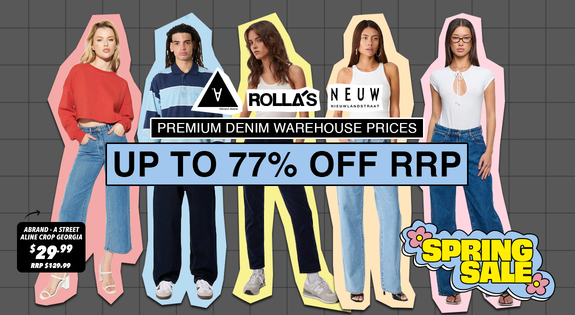 Shop the Premium Denim at Warehouse Prices - Up to 77% Off RRP! sale