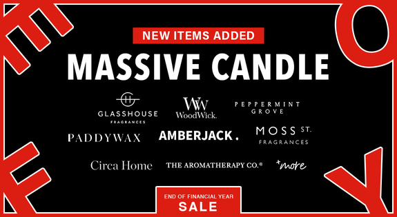 Shop the Massive Candle EOFY Sale - New Stock Added! sale