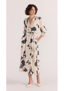 Staple The Label - Aura Midi Dress - Abstract