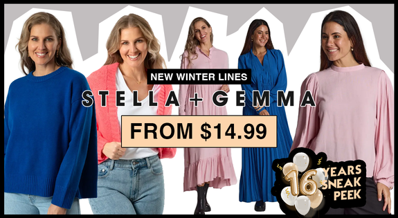 Shop the Stella and Gemma New Winter Lines! From $14.99 sale