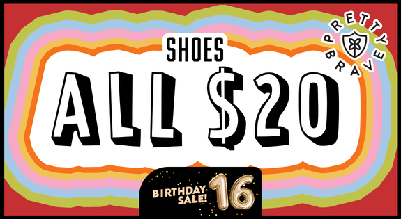 Shop the Pretty Brave shoes All $20 sale