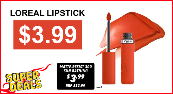 Shop the SUPER DEAL - Loreal Lipstick - $3.99 sale