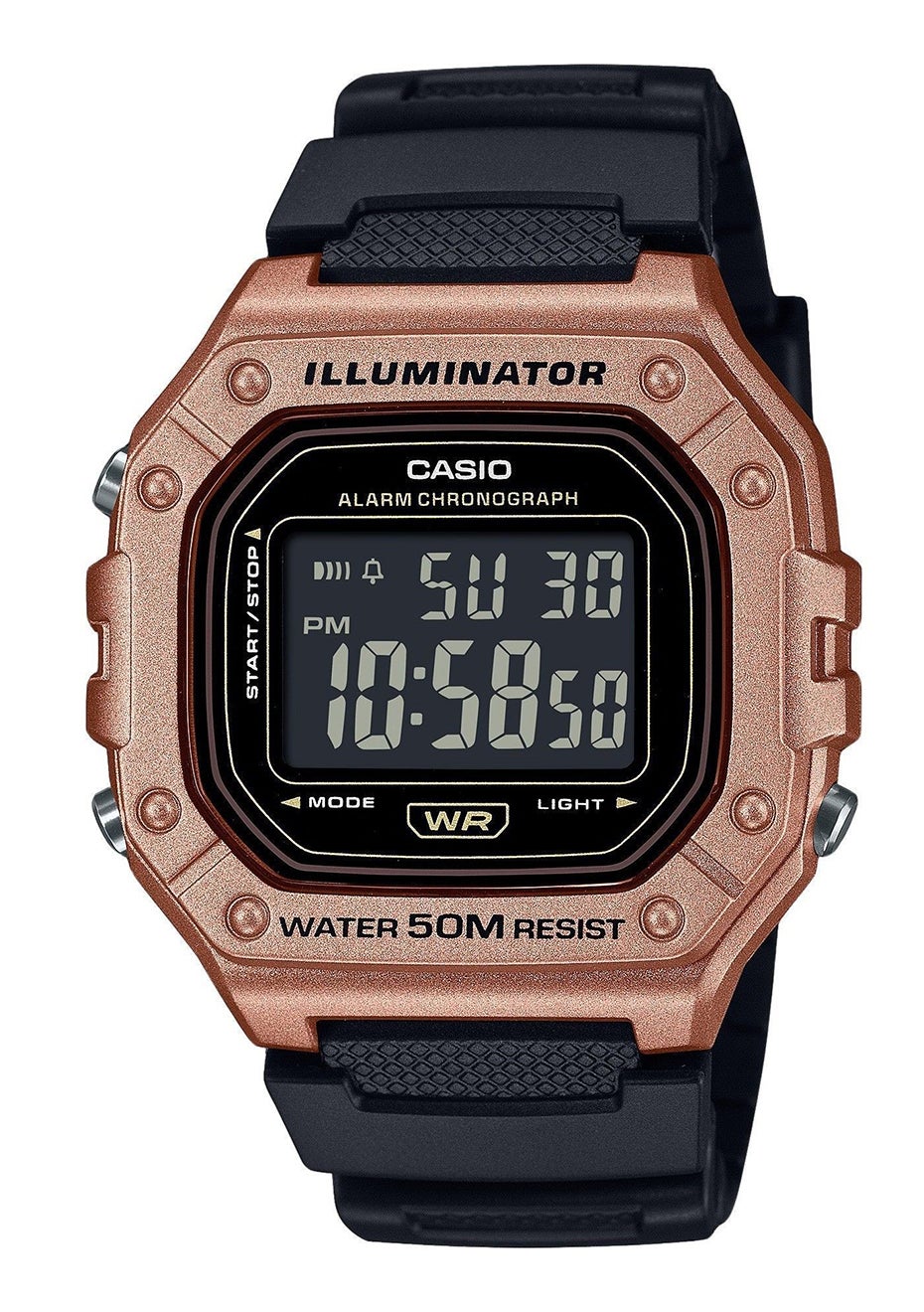 Casio Standard Digital Resin Strap Quartz W-218HM-5BV Men's Watch - Onceit