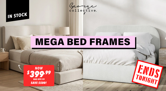 Shop the MEGA Bed Frames Flash Sale - ALL In Stock! sale