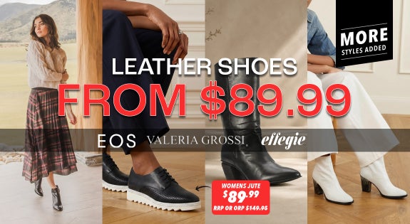 Shop the More Styles Added! EOS Leather Shoes From $89.99! sale