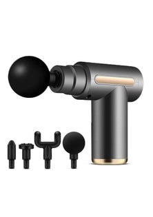 USB Rechargeable Deep Tissue Percussion Massage Gun - Silver