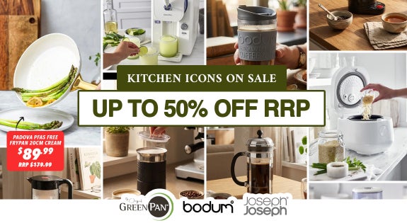 Shop the Kitchen Icons on Sale – Up to 50% Off RRP!! sale