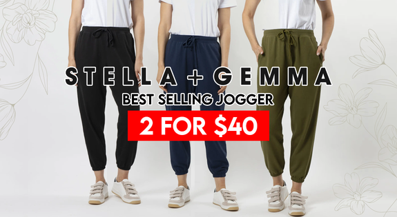 Shop the Stella + Gemma Joggers 2 for $40! sale