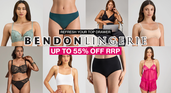 Shop the Refresh Your Top Drawer – Bendon Up to 55% Off RRP sale