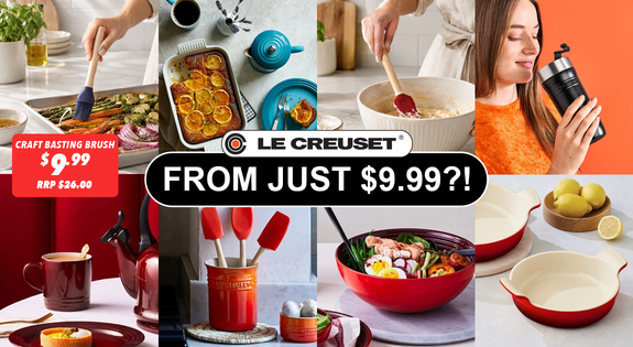 Shop the LE CREUSET FROM JUST $9.99?! sale