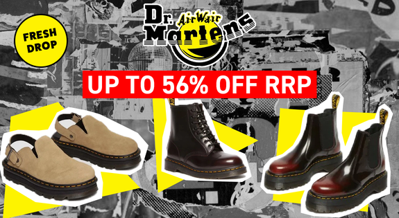 Shop the Fresh Drop: Dr. Martens – Up to 56% Off RRP sale