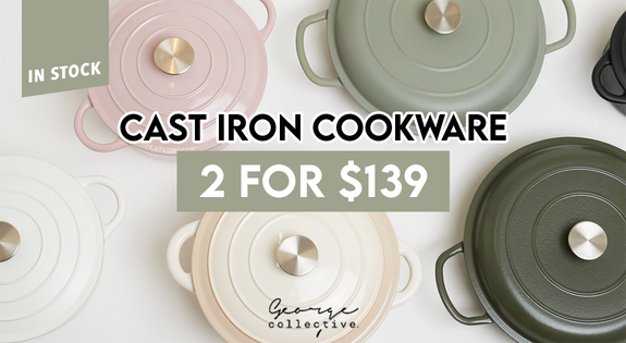Shop the Cast Iron Cookware - 2 for $139! sale