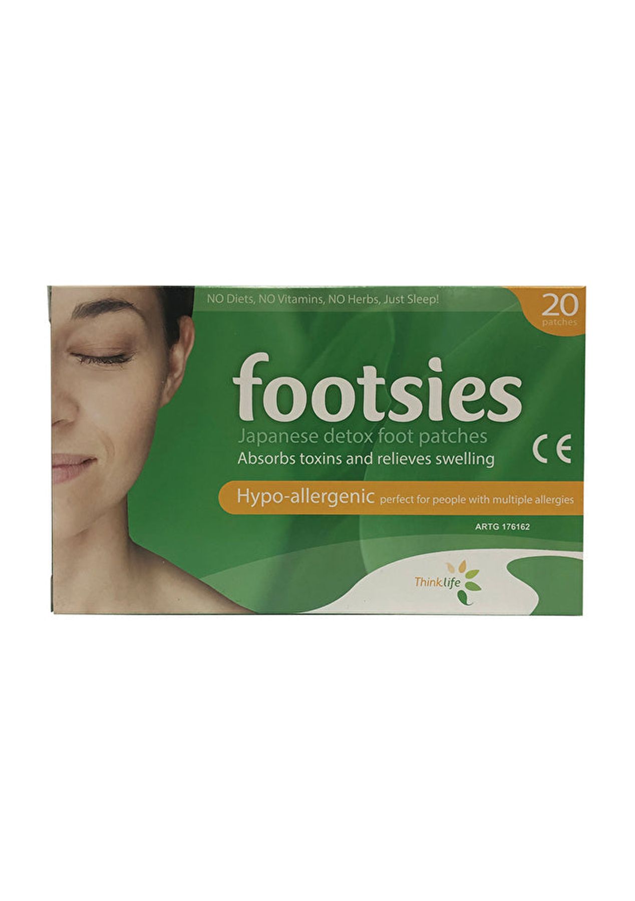FOOTSIES BY THNKLIFE Footsies By Thnklife Footsies Hypo-Allergenic x 20 ...