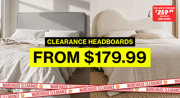 Shop the NEW STOCK ADDED! Clearance Headboards FROM $179.99! sale