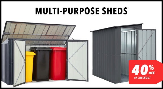 Shop the Multi-purpose sheds 40% off at checkout! sale