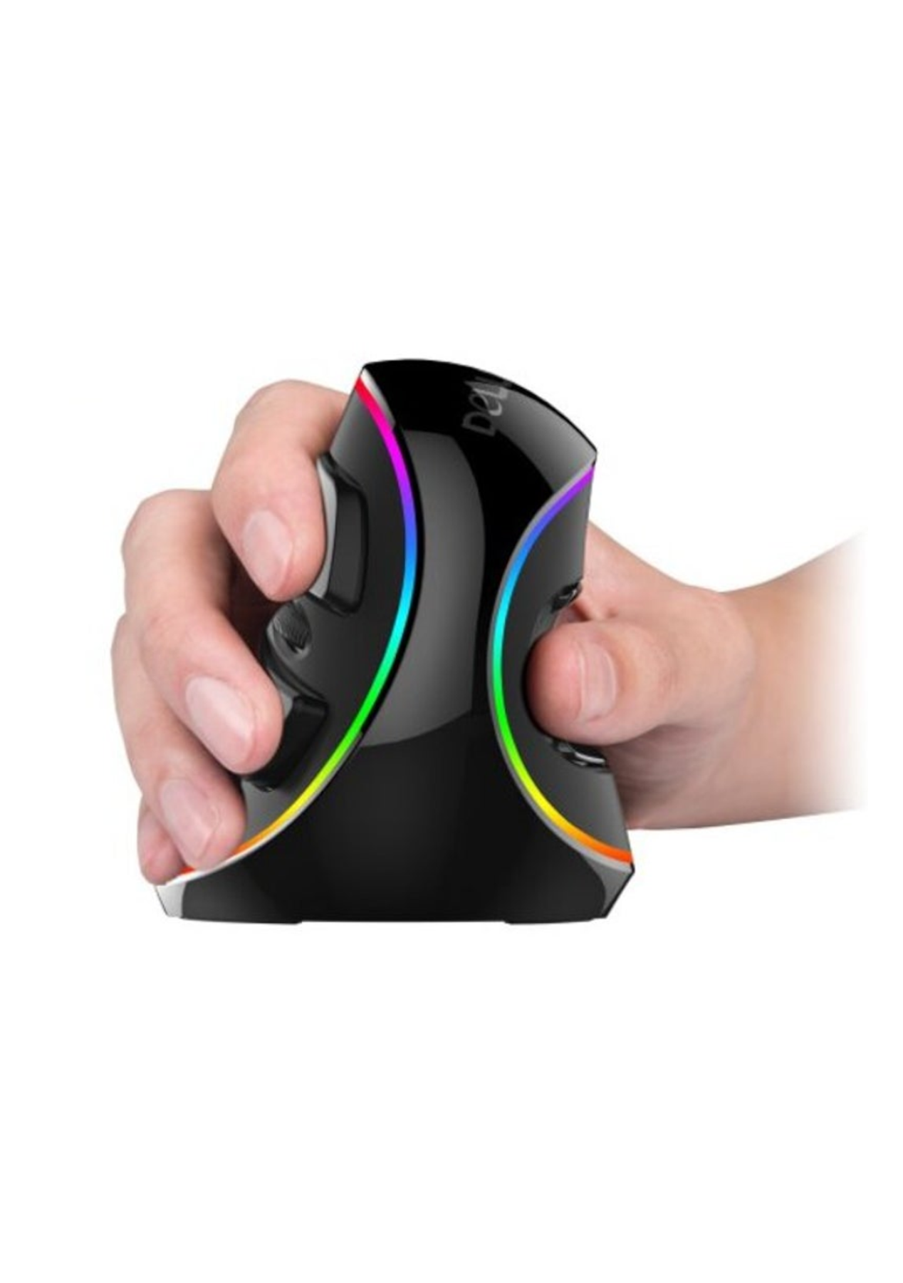 Hod Health & Home M618 Plus Rgb Wired Vertical Mouse Ergonomic 4000 Dpi ...