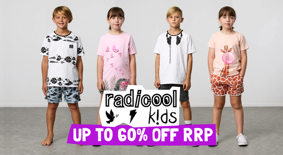 Shop the Radicool KIDS Up to 60% off RRP! sale