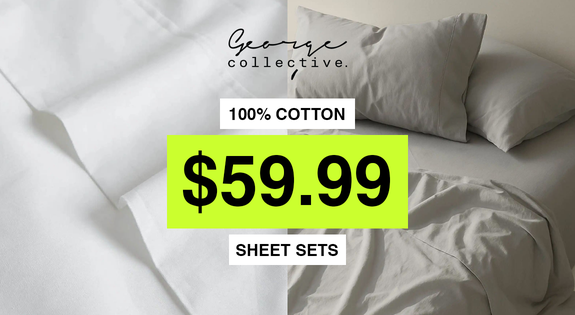 Shop the 100% Cotton Sheet Sets - 59.99 ALL SIZES sale
