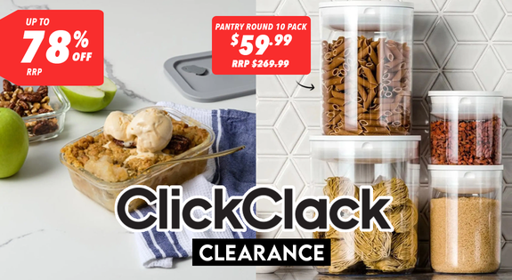 Shop the Click Clack Clearance  - Crazy Prices! Up to 78% off RRP! sale