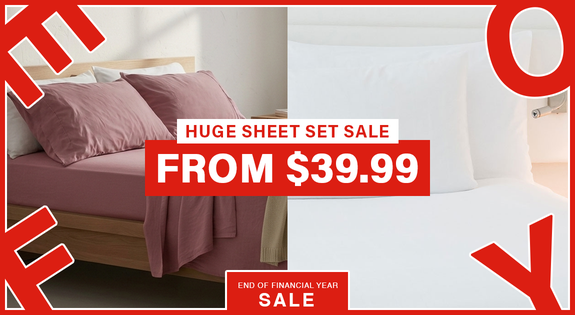 Shop the Huge Sheet Set End Of year Financial Sale from $39.99 sale