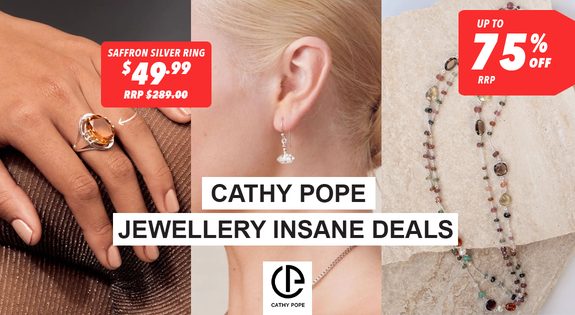 Shop the Cathy Pope Jewellery Insane Deals - Up to 75% Off RRP sale