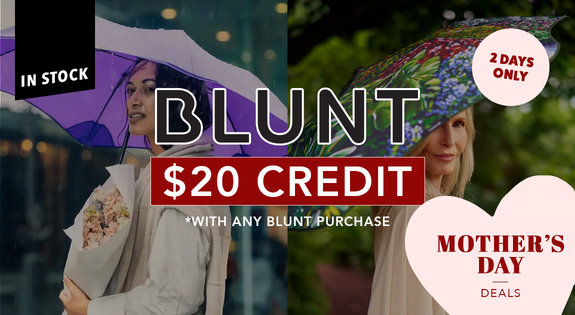 Shop the BLUNT GET A $20 CREDIT WITH ANY PURCHASE - 2 DAYS ONLY sale