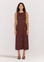 minkpink raya midi dress minkpink raya midi dress Scallop Edge Cotton White Midi Dress